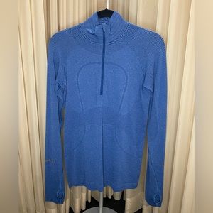 Lululemon Swiftly 1/2 Zip Blue Size 8